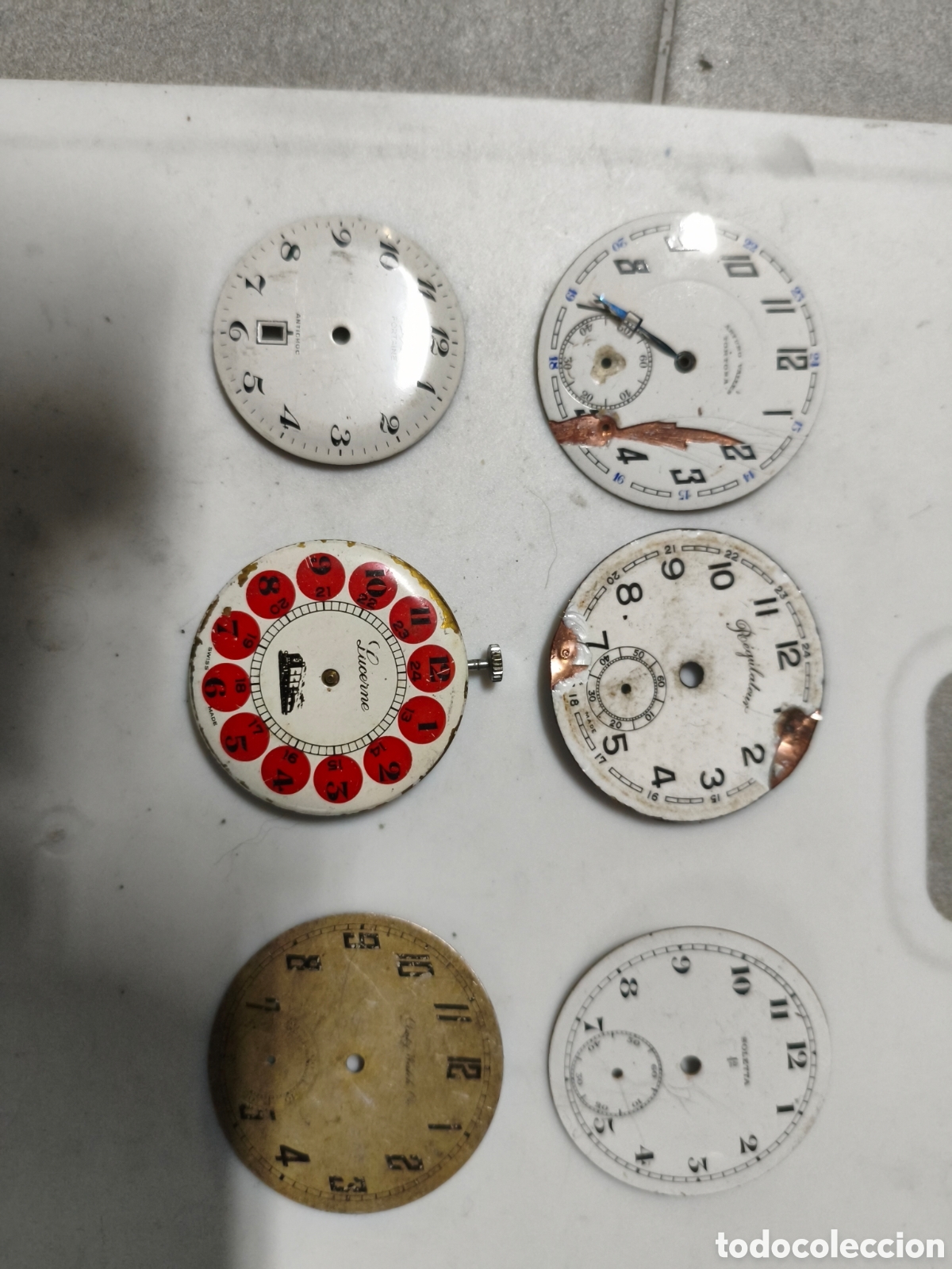 Taschenuhren: Lote esferas relojes de bolsillo