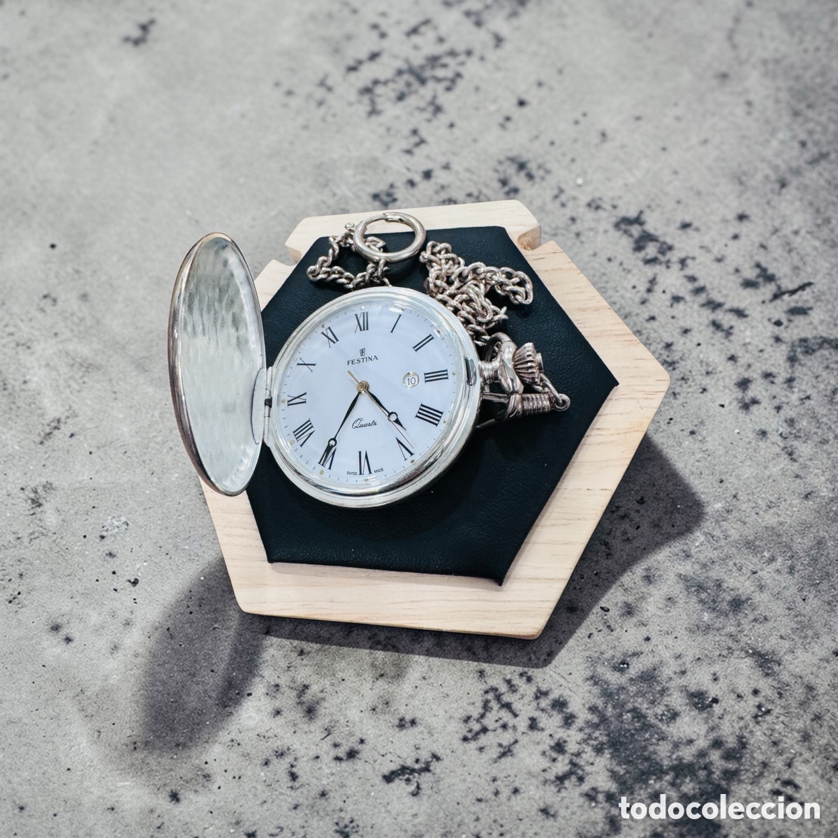 Relojes de bolsillo: Reloj de bolsillo Festina plata de ley 925