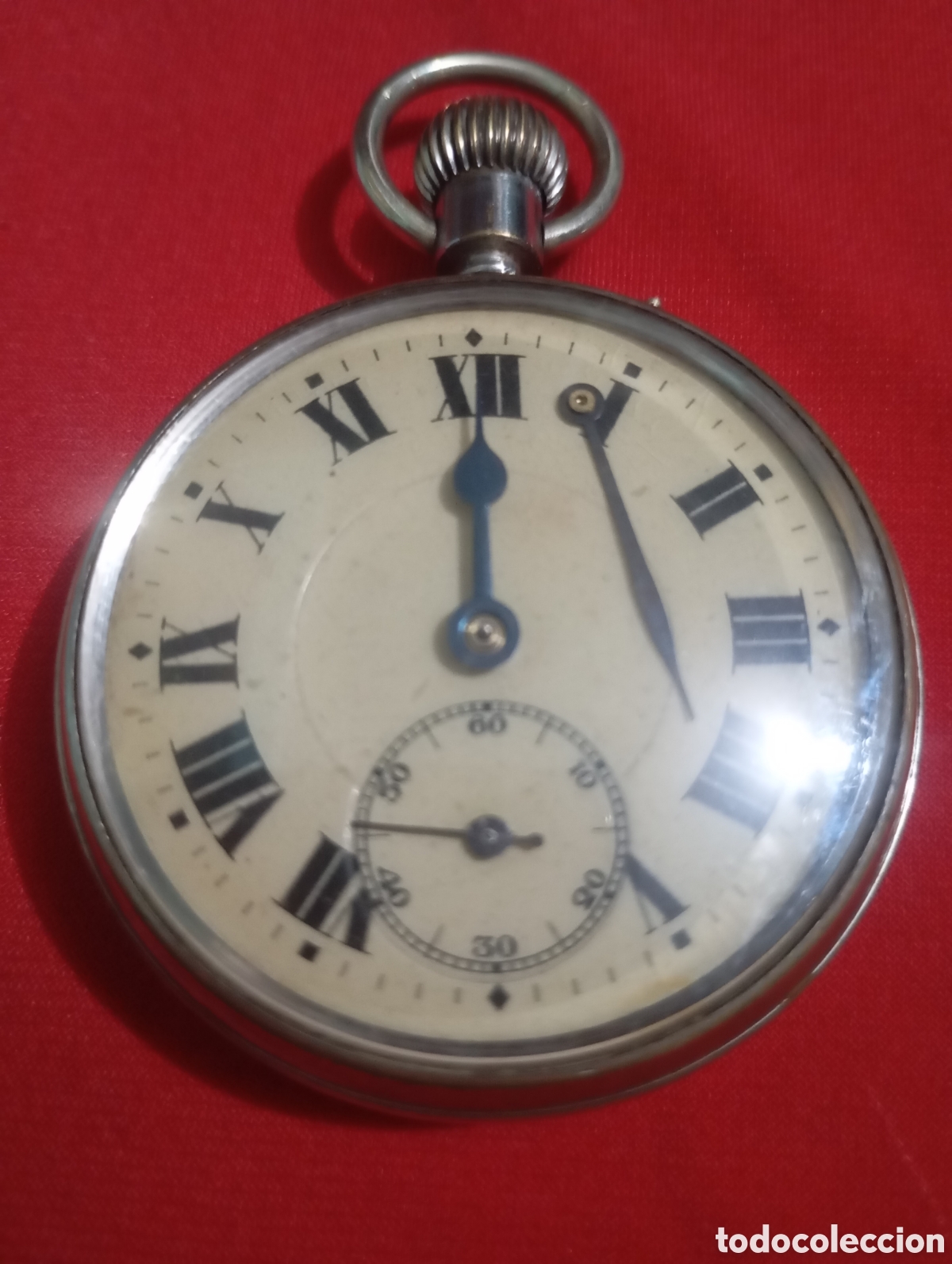 Relojes de bolsillo: Reloj de bolsillo mec&aacute;nico. Arranca y para a reparar 49mm