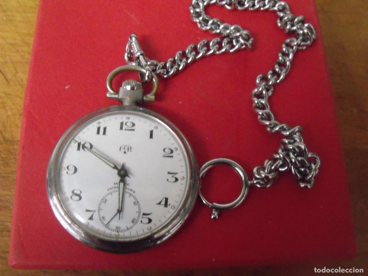 Relojes de bolsillo: ANTIGUO RELOJ BOLSILLO-FOR SUIZA- a&ntilde;o 1930-leontina epoca-lote 259-97-FUNCIONA