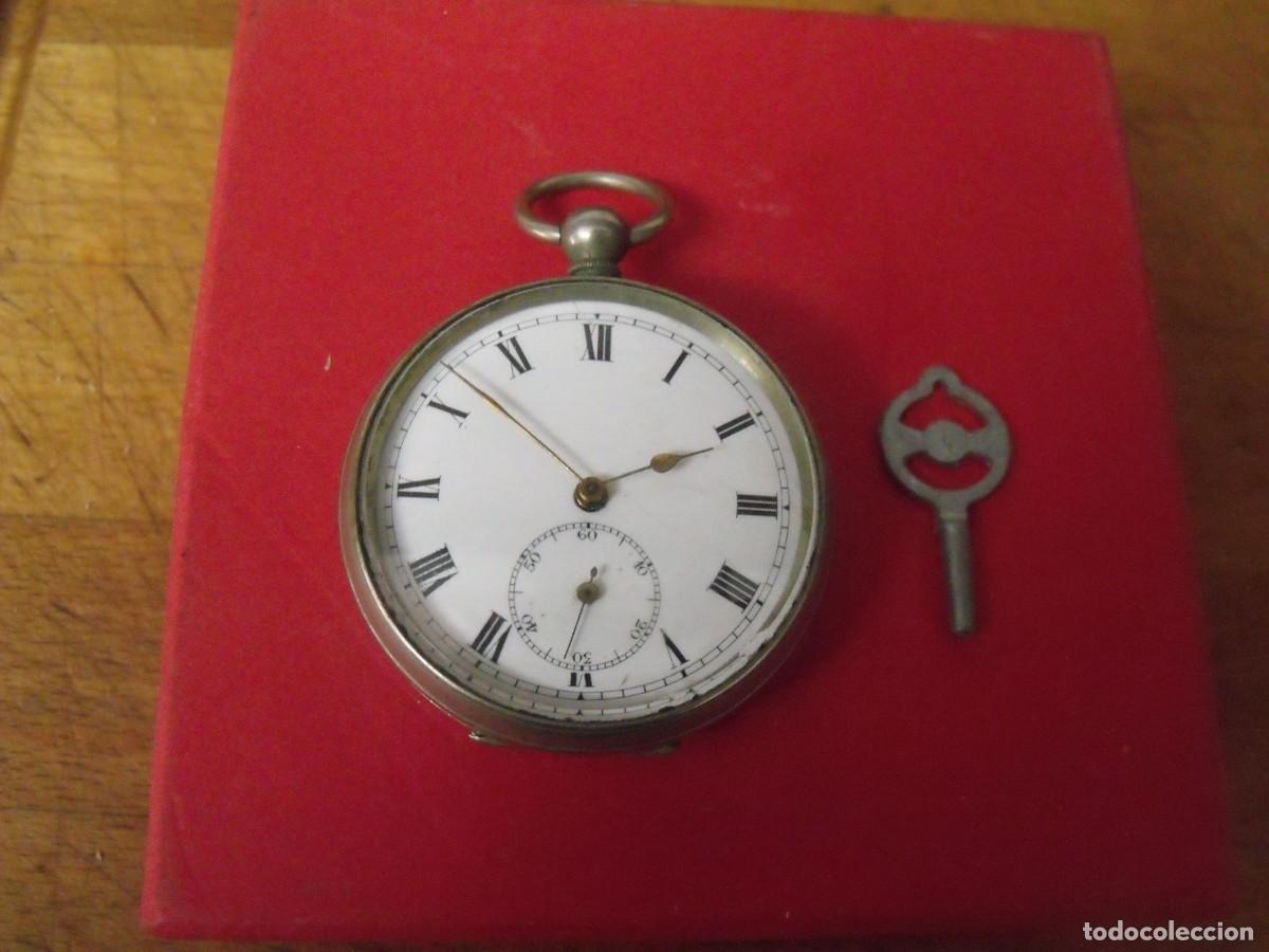 Relojes de bolsillo: antiguo reloj BOLSILLO LAMINADO EN PLATA -A&Ntilde;O1880--LOTE 259-97-FUNCIONA