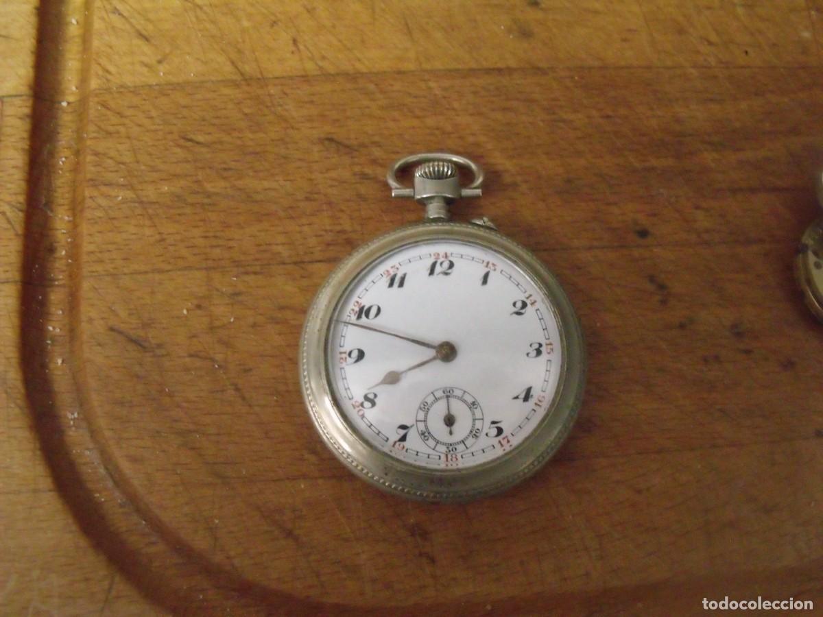 Relojes de bolsillo: ANTIGUO RELOJ BOLSILLO EN ACERO-A&Ntilde;O 1900-LOTE 259-97