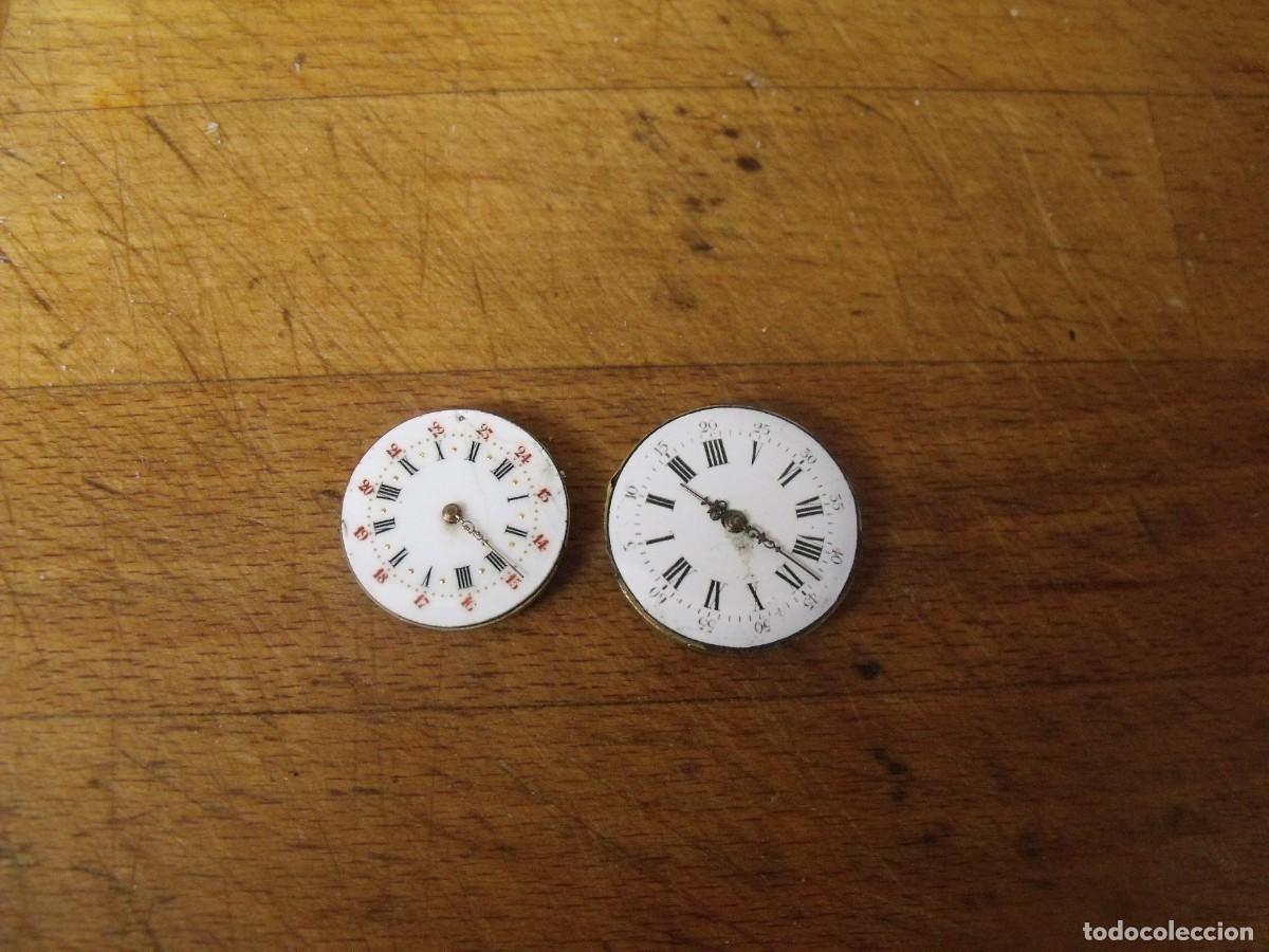Relojes de bolsillo: 2 maquinarias para reloj de bolsillo-lote 259-97