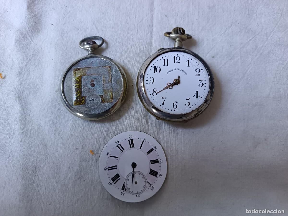 Pocket watches: Lote de relojes de bolsillo antiguos, para revisar o piezas, no funcionan