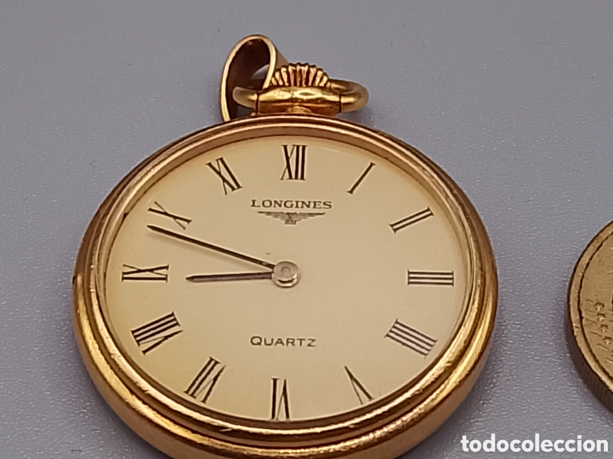 Orologi da taschino: BONITO RELOJ LONGINES ANALOGICO DE BOLSILLO DE ORO DE 18 KL VER IMAGENES Y DESCRIPCION (19,5 GRAMOS)