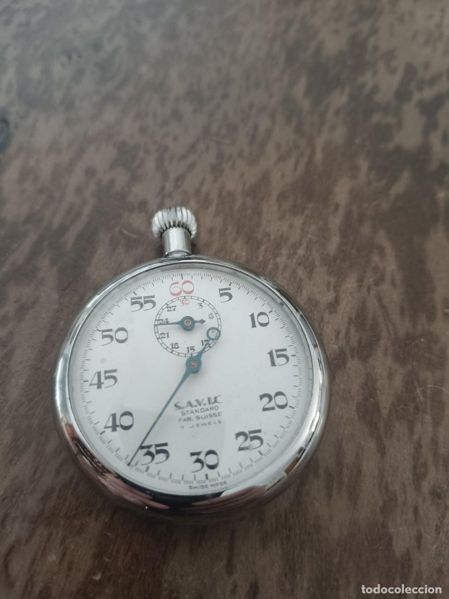 Relojes de bolsillo: Chronom&egrave;tre suisse fonctionne parfaitement 55 mm