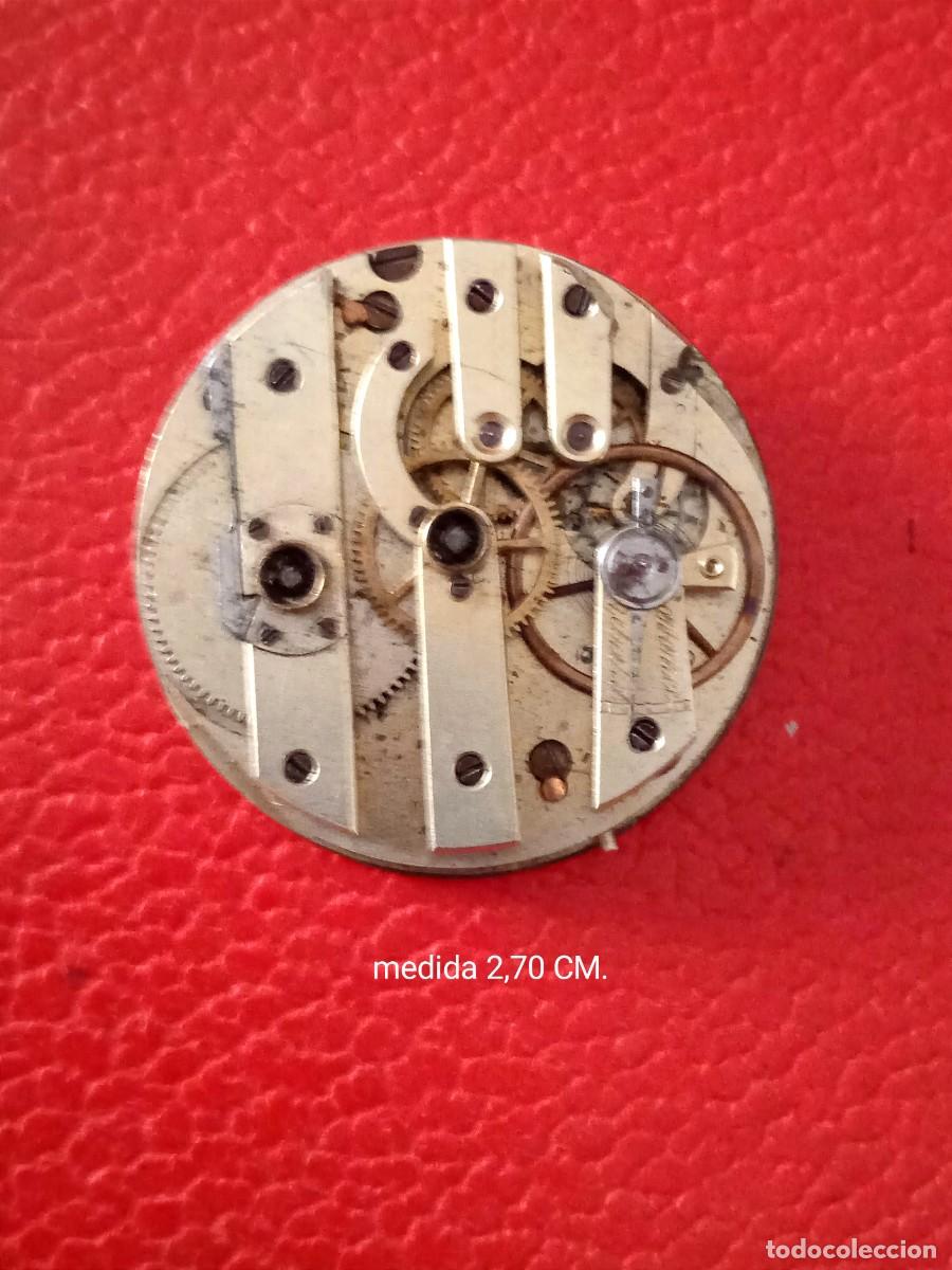 Relojes de bolsillo: MAQUINARIA RELOJ BOLSILLO MIDE 2,70 CM.