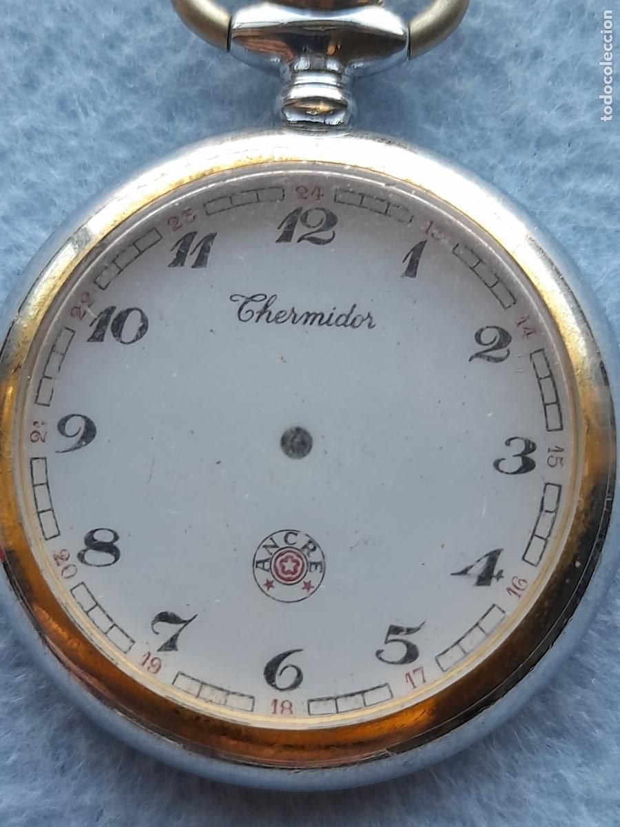 Relojes de bolsillo: Reloj Marca Thermidor de Bolsillo. - Foto 6