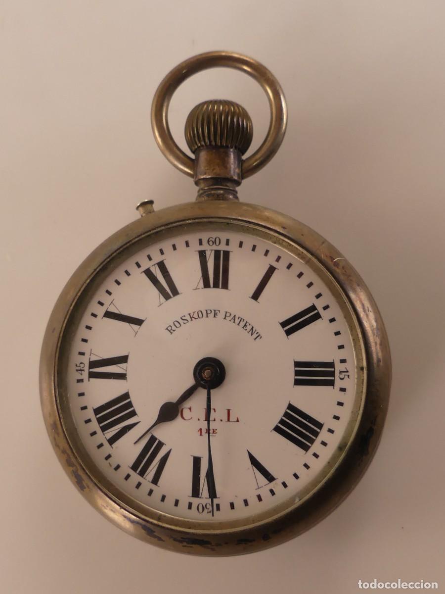 Relojes de bolsillo: ANTIGUO RELOJ DE BOLSILLO ROSKOPF PATENT