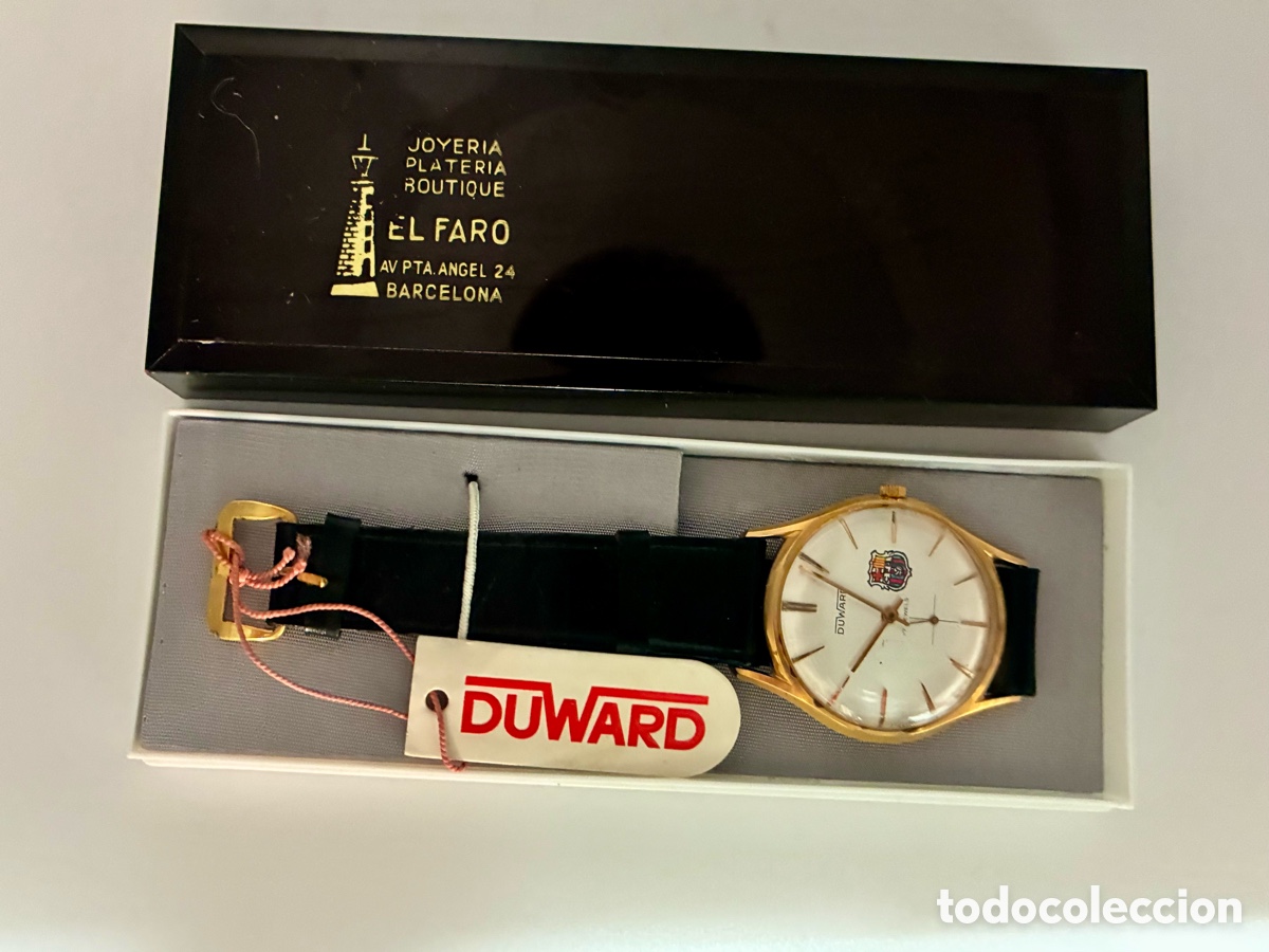 Taschenuhren: RELOJ DUWARD F.C BARCELONA TOTALMENTE NUEVO EN SU CAJA A ESTRENAR FUNCIONA A CUERDA