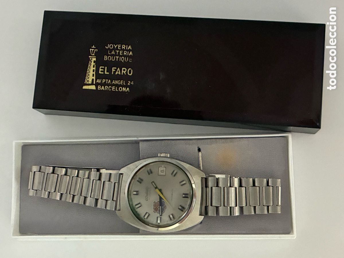 Taschenuhren: RELOJ DUWARD F.C BARCELONA INCABLOC 16 RUBIES FUNCIONANDO