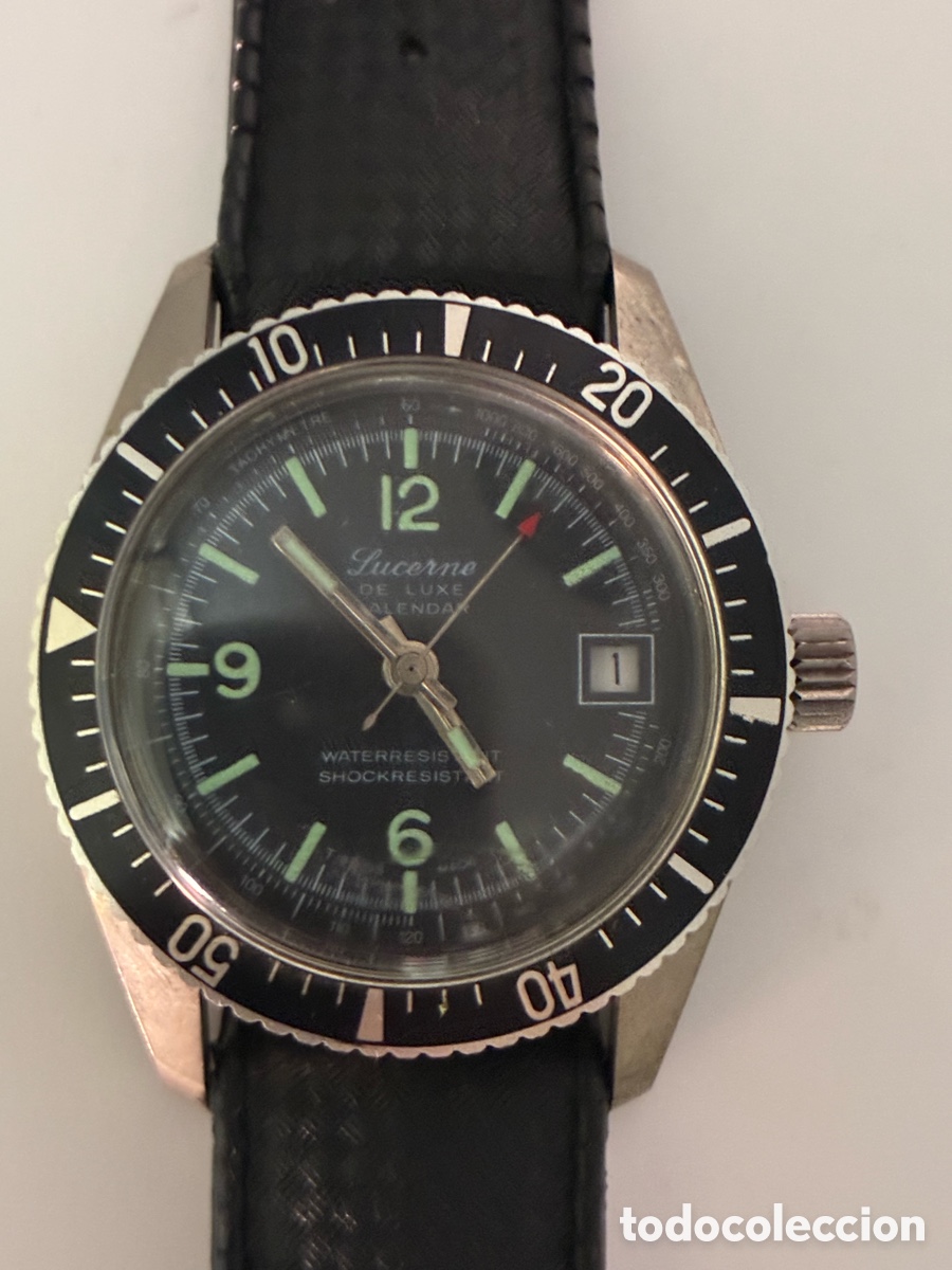 Taschenuhren: RELOJ LUCERNE DE LUXE CALEDAR DRIVER FUNCIONANDO