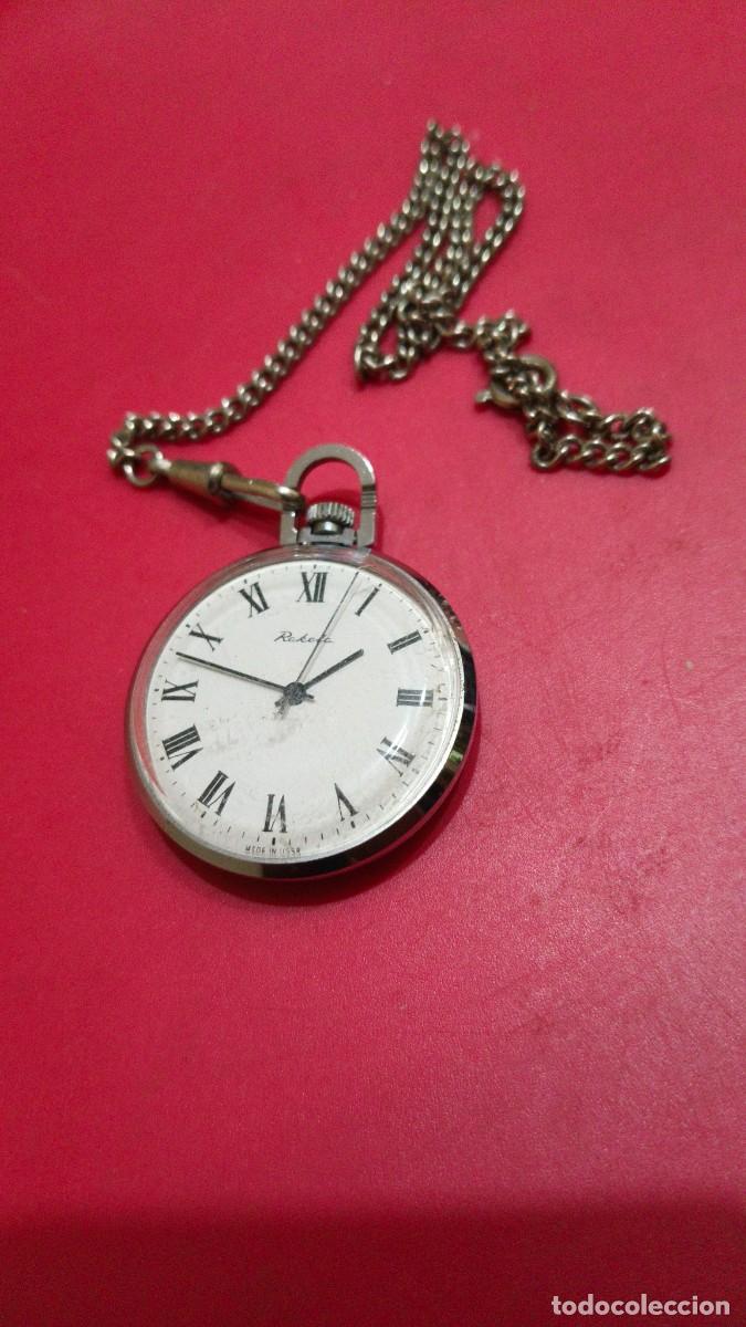 Relojes de bolsillo: Montre homme &agrave; gousset ancienne raketa fonctionne