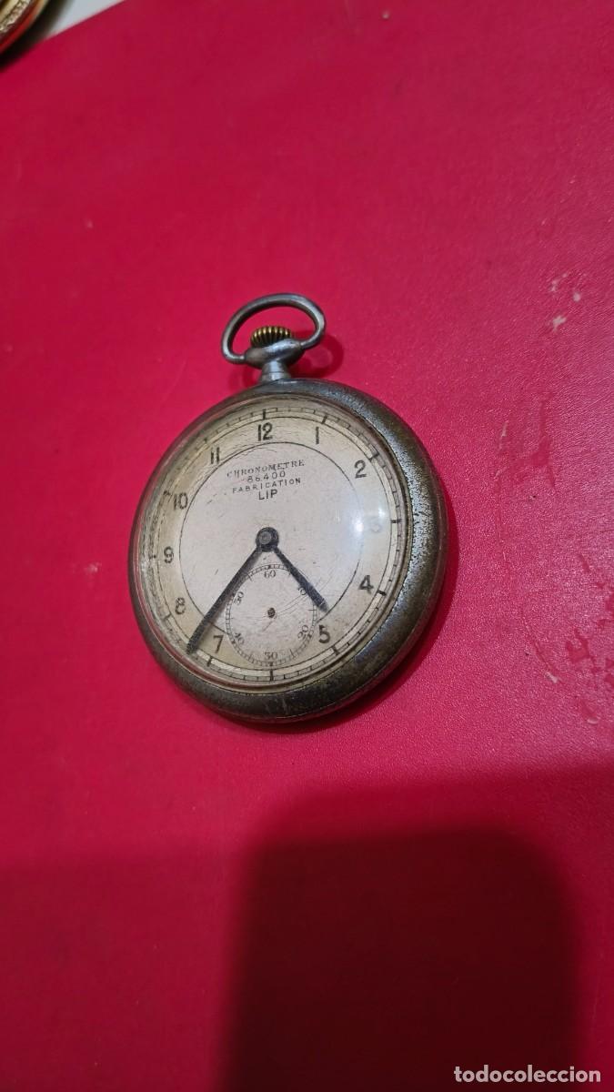 Rel&oacute;gios de bolso: Montre homme &agrave; gousset ancienne lip suisse fonctionne