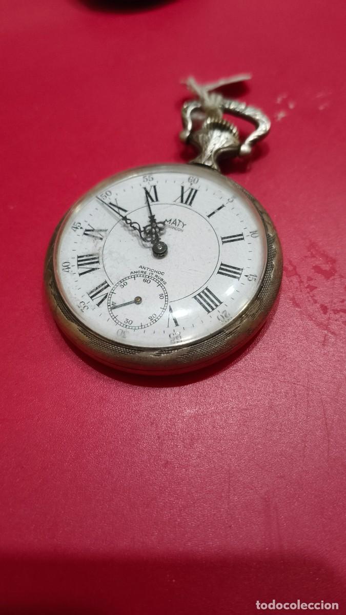 Rel&oacute;gios de bolso: Montre homme &agrave; gousset ancienne fonctionne manque cache