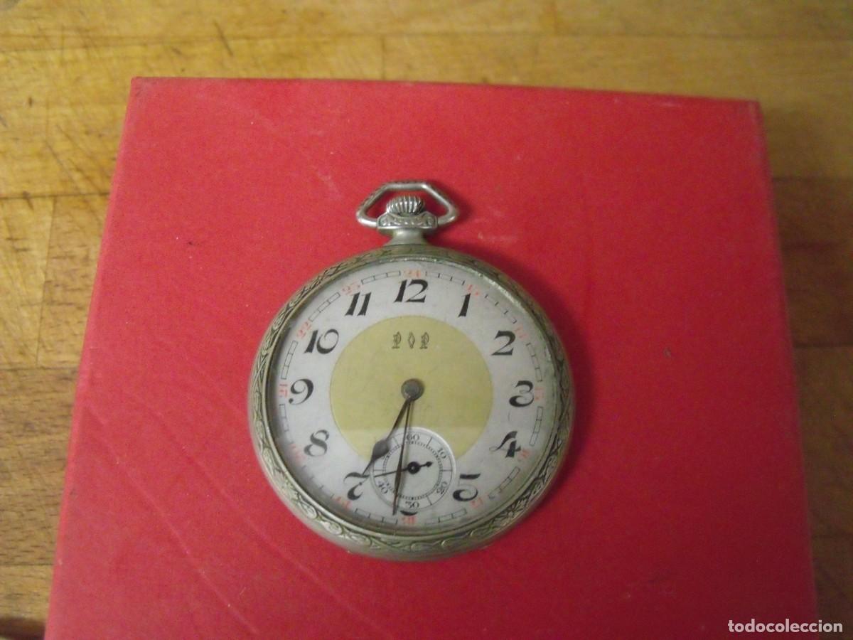 Relojes de bolsillo: ANTIGUO RELOJ BOLSILLO ART-DECO-POP SUIZA-A&Ntilde;O 1910-LOTE 259-97-FUNCIONA
