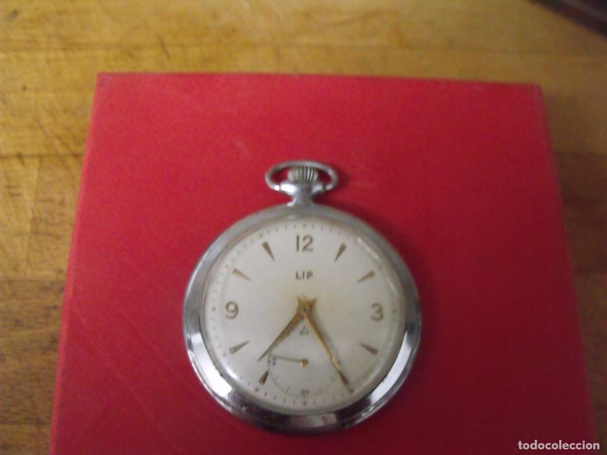 Relojes de bolsillo: ANTIGUO RELOJ BOLSILLO EN ACERO-LIP FRANCIA- A&Ntilde;O 1930-LOTE 259-97-FUNCIONA
