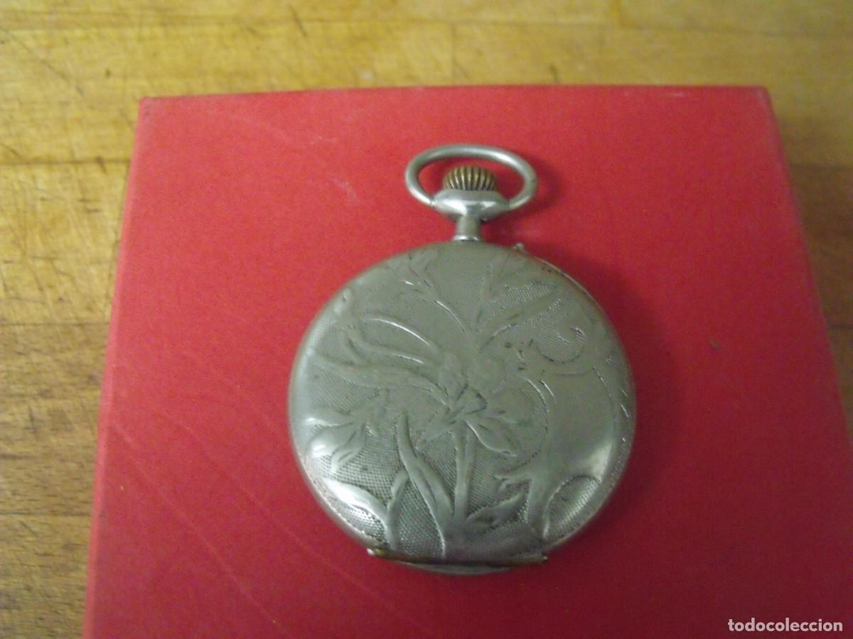 Relojes de bolsillo: ANTIGUO RELOJ BOLSILLO ARGENTAN-A&Ntilde;O 1910-LOTE 259-97-FUNCIONA