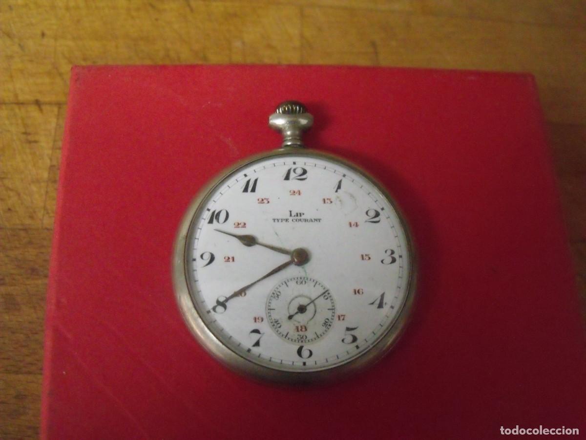 Relojes de bolsillo: ANTIGUO RELOJ BOLSILLO-LIP FRANCIA- EN ARGENTAN-A&Ntilde;O 1910-LOTE 259-97
