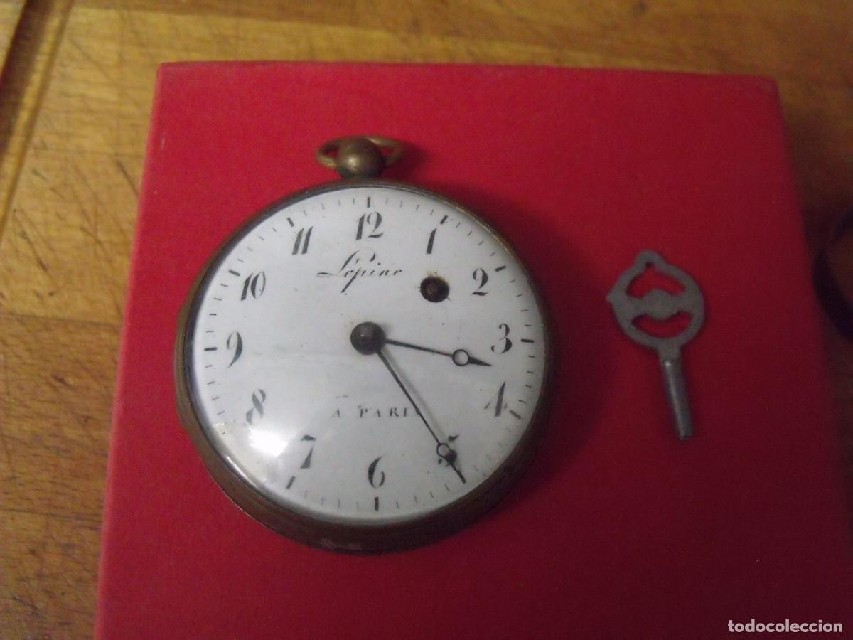 Relojes de bolsillo: ANTIQUISIMO RELOJ CATALINO-L&Eacute;PINE A PARIS-FINAL SIGLO XVIII-LOTE 259-97-FUNCIONA CORRECTAMENTE