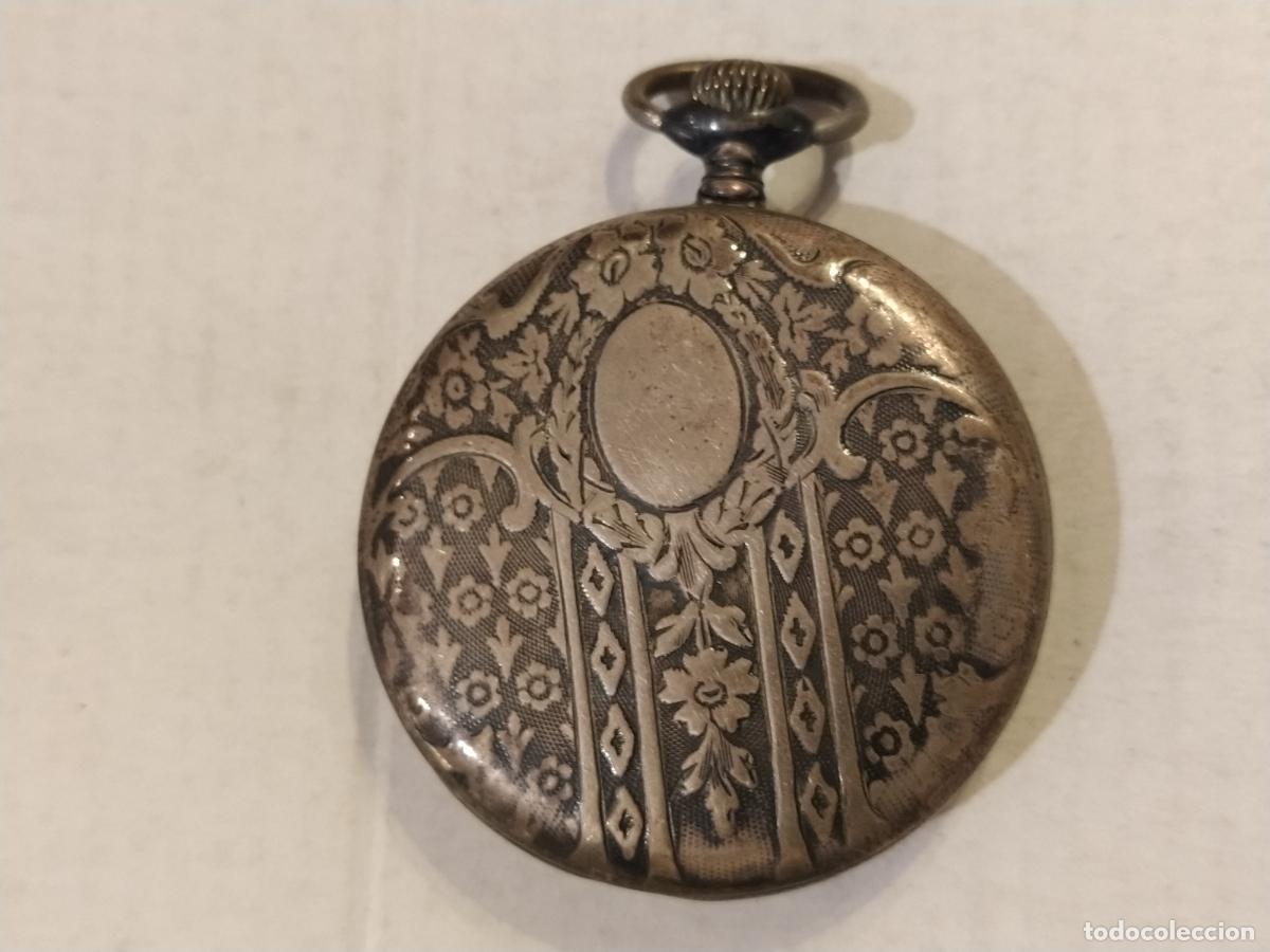 Taschenuhren: RELOJ DE BOLSILLO ANTIGUO DE PLATA - GEOMETRIC - 0.800 -VER FOTOS