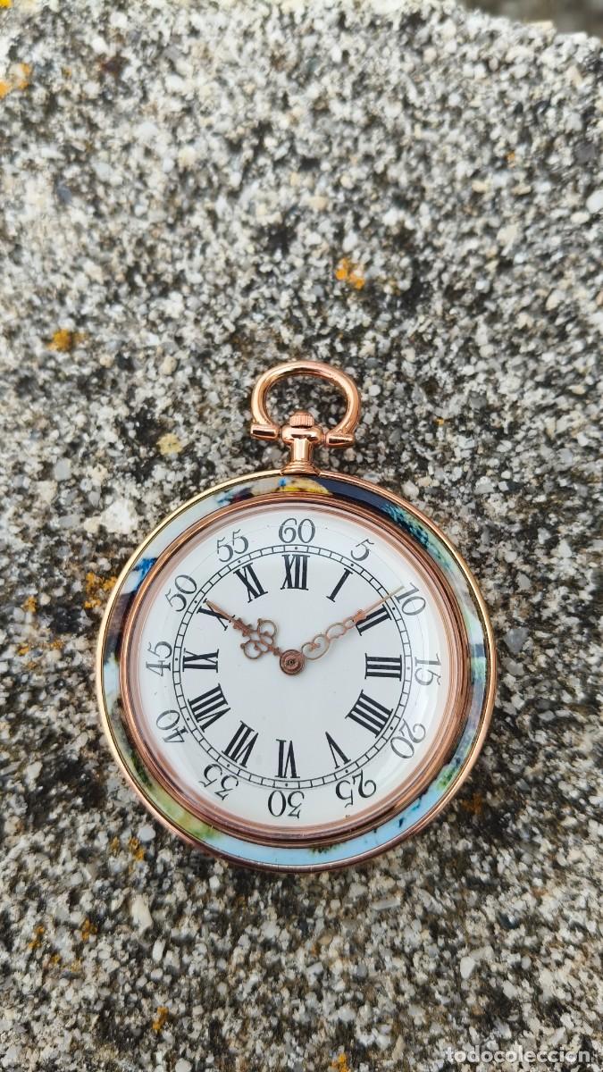 Rel&oacute;gios de bolso: Montre homme &agrave; gousset quartz fonctionne