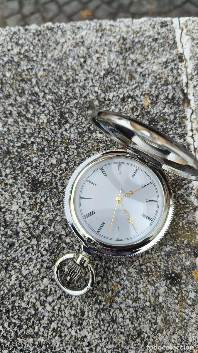 Pocket watches: Montre homme &agrave; gousset quartz fonctionne