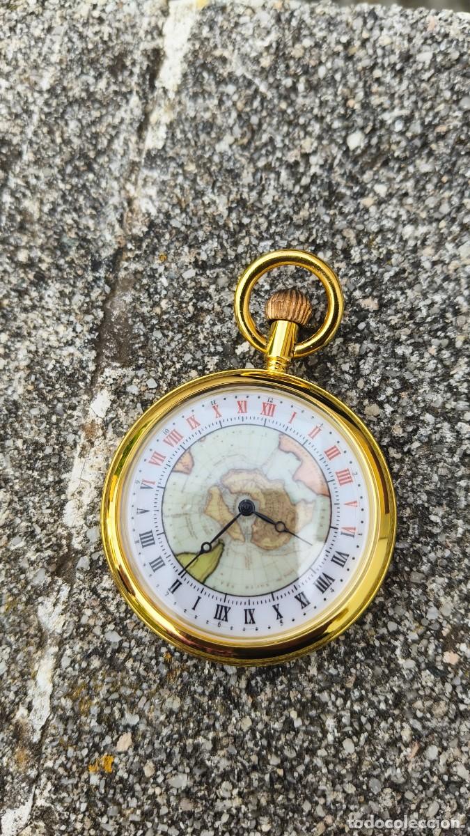 Relojes de bolsillo: Montre homme &agrave; gousset quartz fonctionne