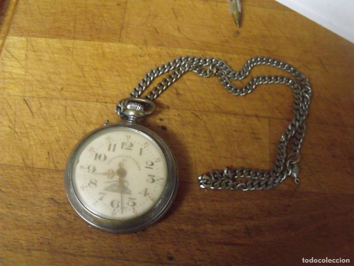 Relojes de bolsillo: ANTIGUO RELOJ BOLSILLO ROSKOFF DEL FERROCARRIL-A&Ntilde;O 1910-SUIZA-LOTE 259-98