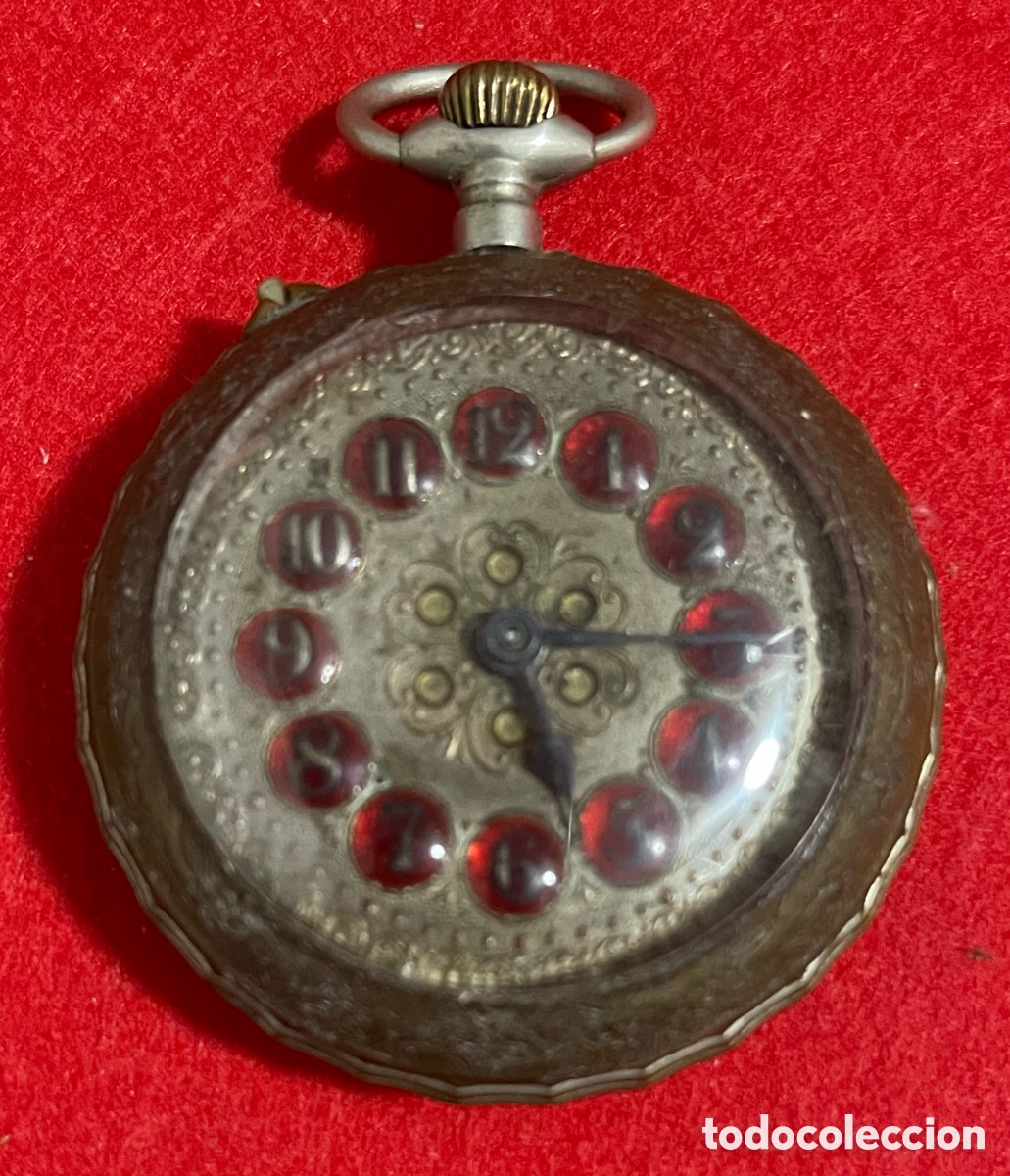 Relojes de bolsillo: Antiguo Reloj De Bolsillo, Systeme Roskopf. Funcionando