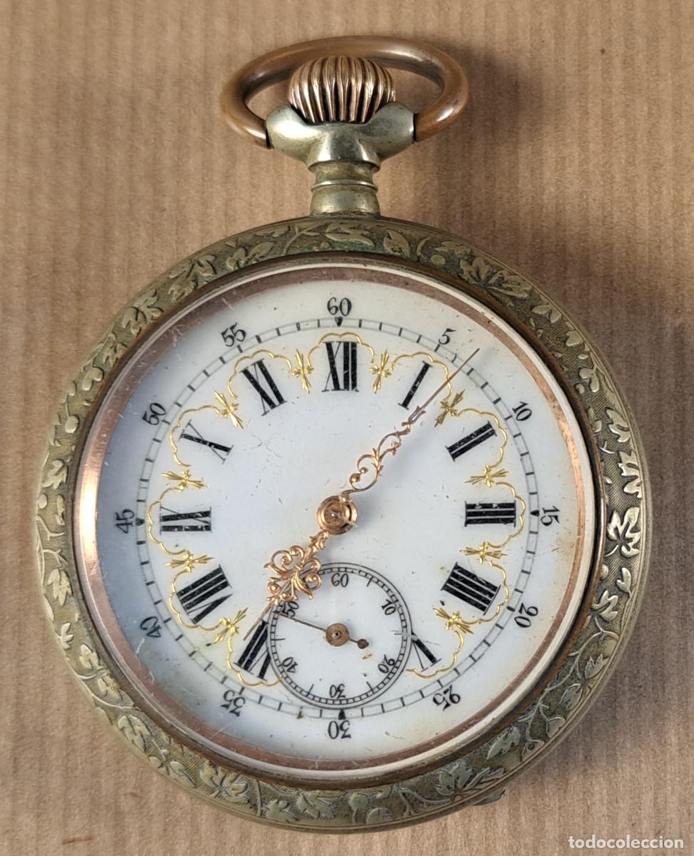 Orologi da taschino: Reloj de bolsillo Leonine, mec&aacute;nico, siglo XIX, Funciona