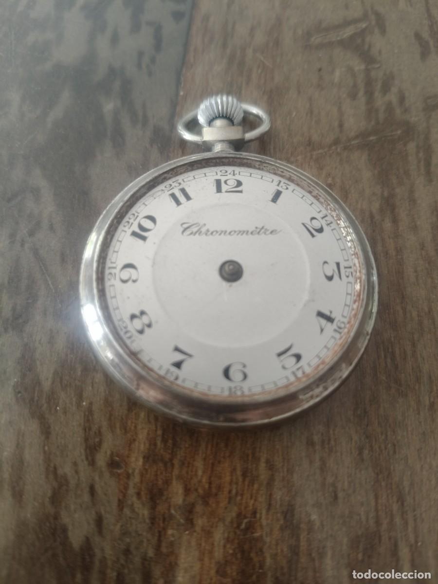 Rel&oacute;gios de bolso: Montre homme &agrave; gousset ancienne fonctionne manque aiguilles 50 mm