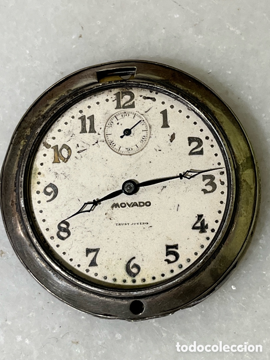Rel&oacute;gios de bolso: Reloj de bolsillo MOVADO para restaurar