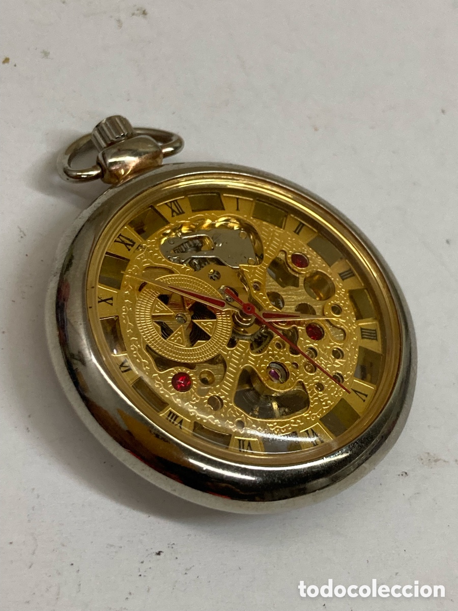Rel&oacute;gios de bolso: Reloj de bolsillo carga manual