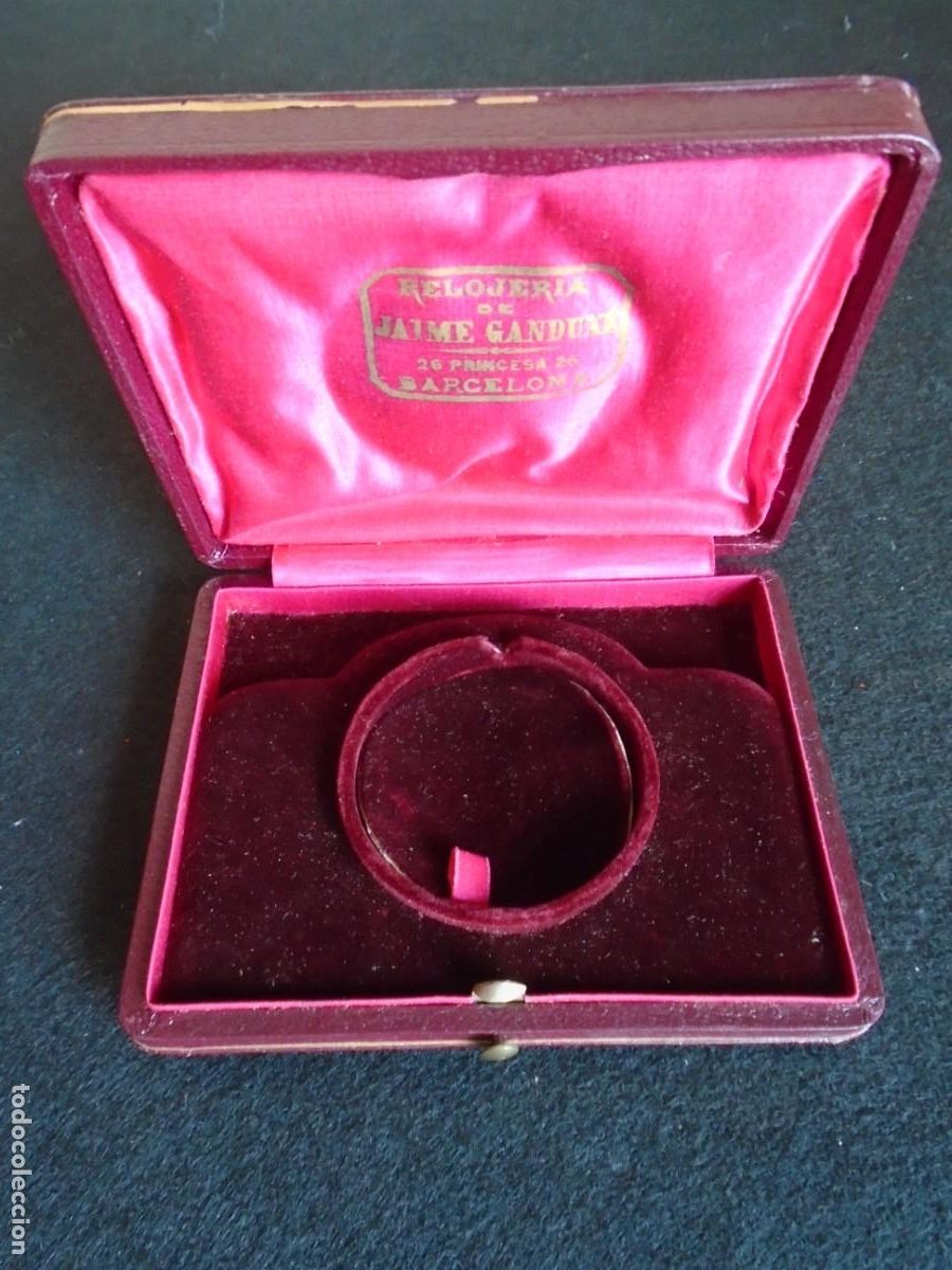 Relojes de bolsillo: (PUB-260703)CAJA PARA RELOJ DE BOLSILLO - RELOJERIA DE JAIME GANDUXE (BARCELONA)
