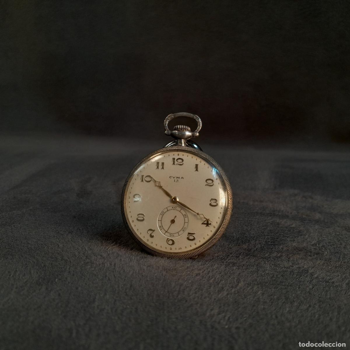 Relojes de bolsillo: R-473. ANTIGUO RELOJ DE BOLSILLO CYMA. PLATA 0,935. MOVIMIENTO CUERDA. 1910-1920.