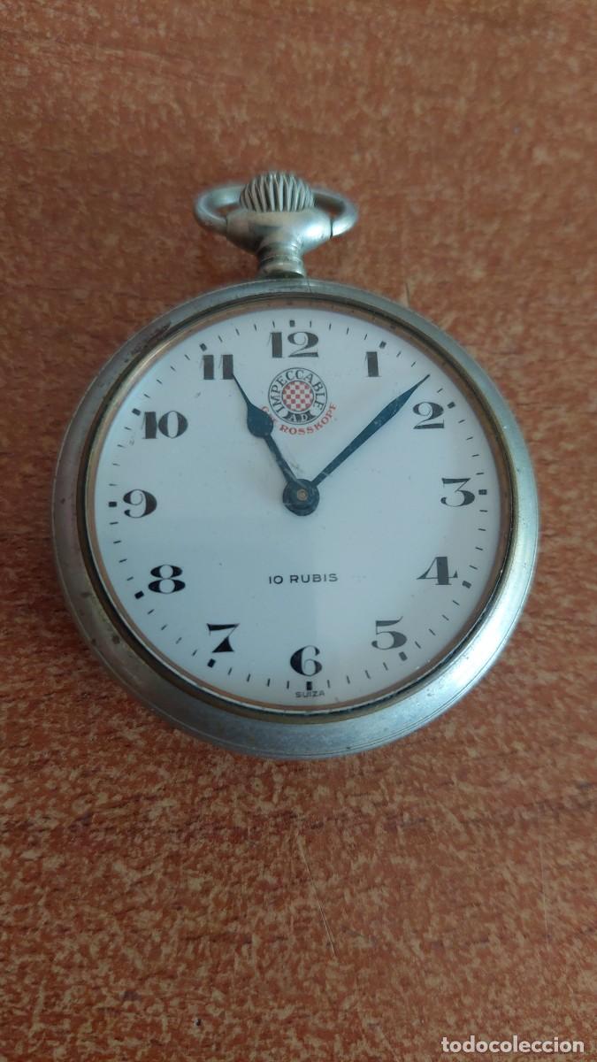 Relojes de bolsillo: Reloj bolsillo impeccarie Rosskopf