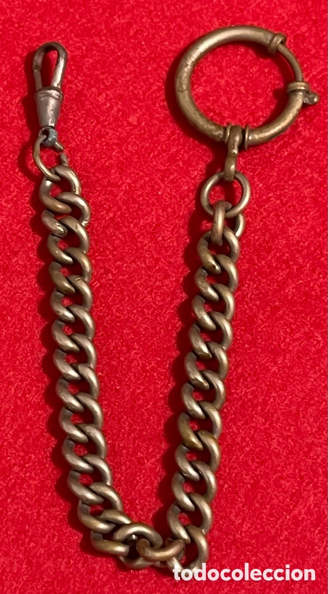 Relojes de bolsillo: Antigua leontina para Reloj De Bolsillo.