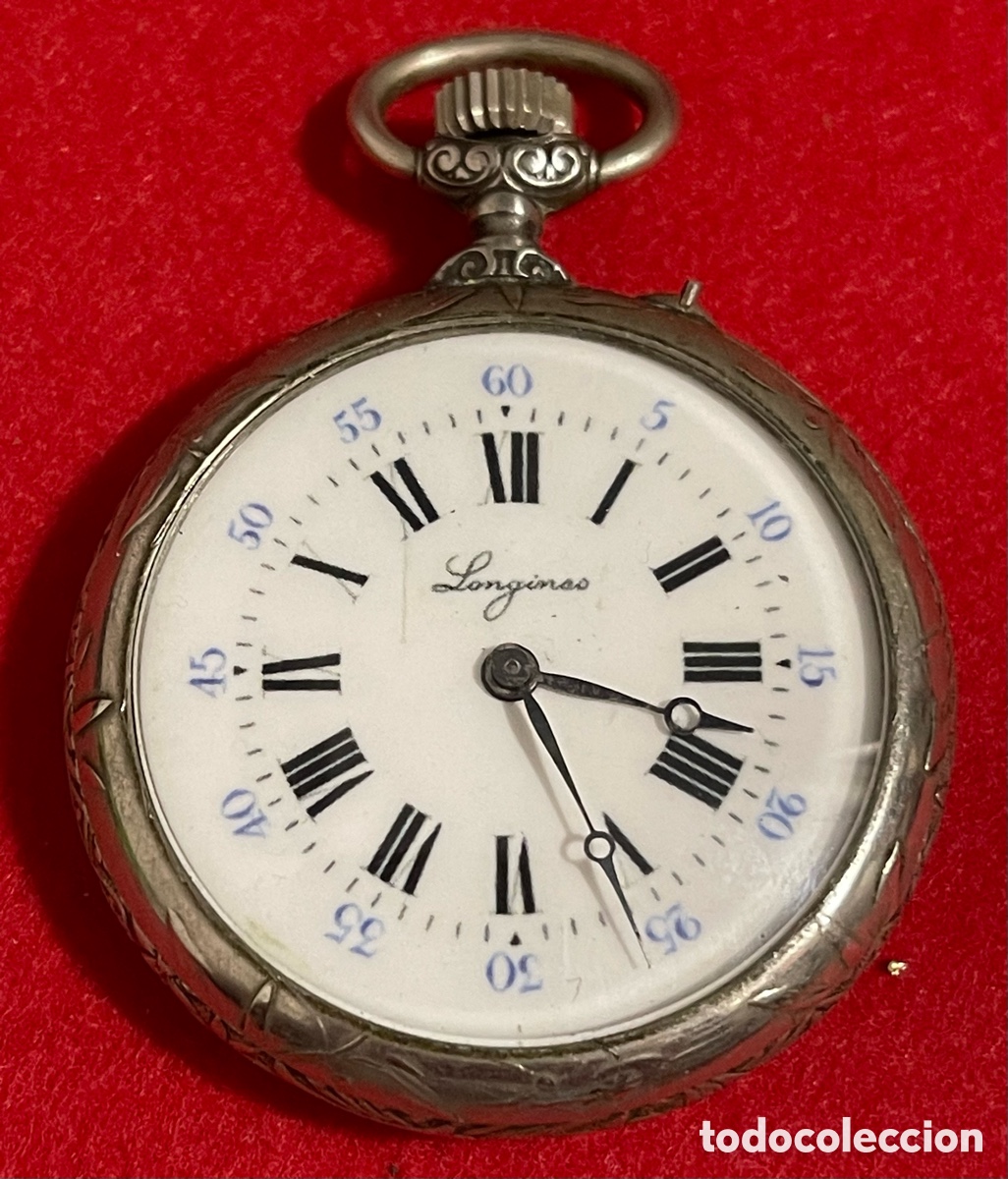 Relojes de bolsillo: Antiguo Reloj De Bolsillo, Longines. Funcionando