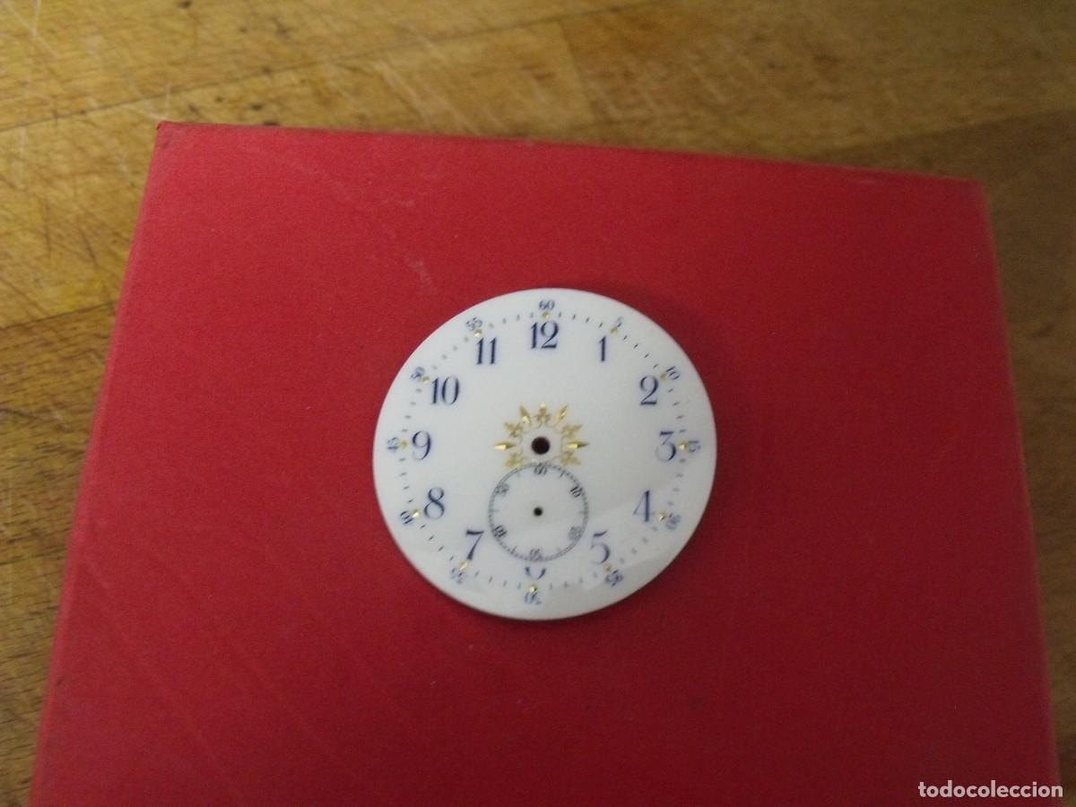 Relojes de bolsillo: ANTIGUA ESFERA NUEVA EN PORCELANA PARA RELOJ BOLSILLO-A&Ntilde;O 1910-LOTE 259-98
