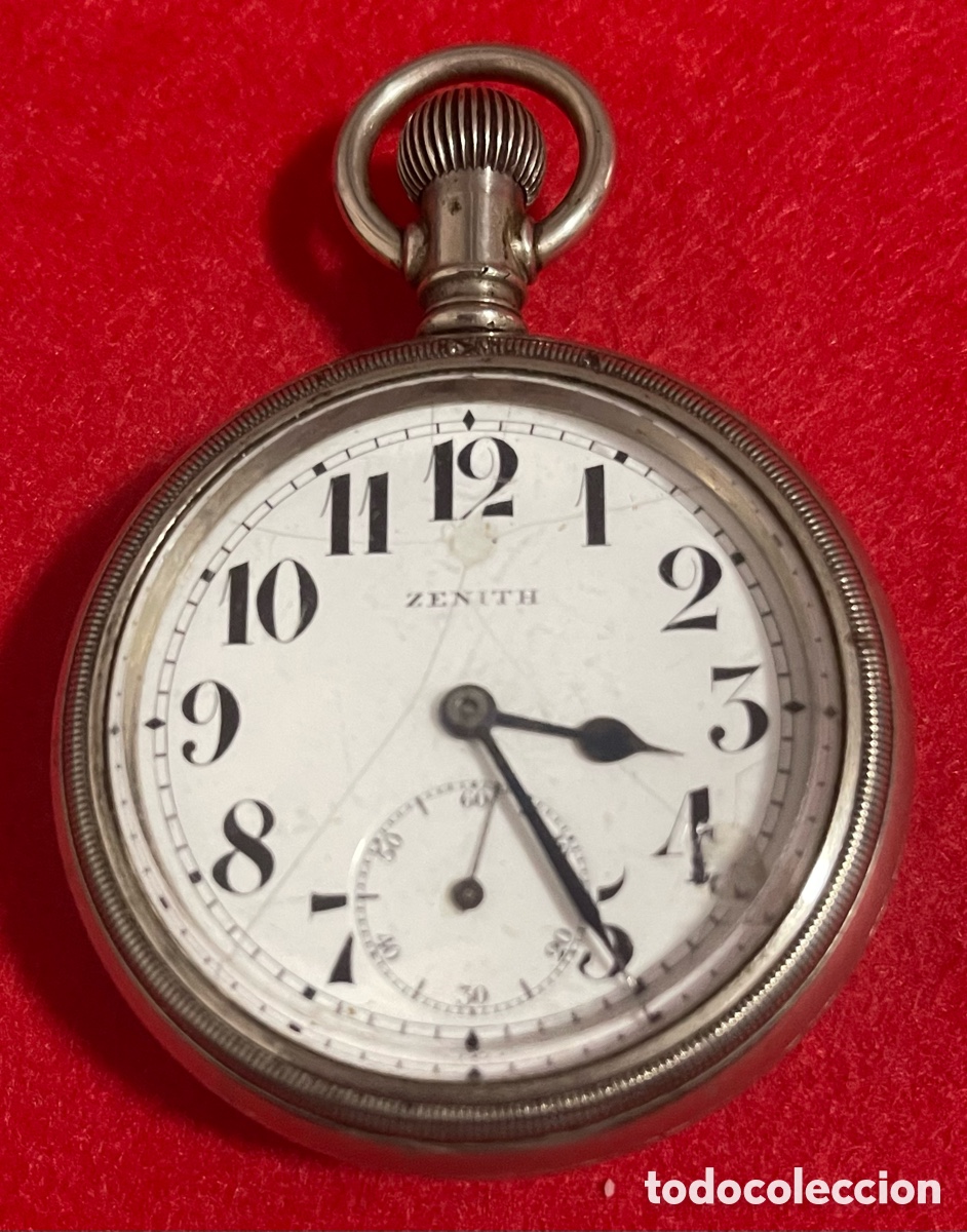 Relojes de bolsillo: Antiguo Reloj De Bolsillo, Zenith. Funcionando