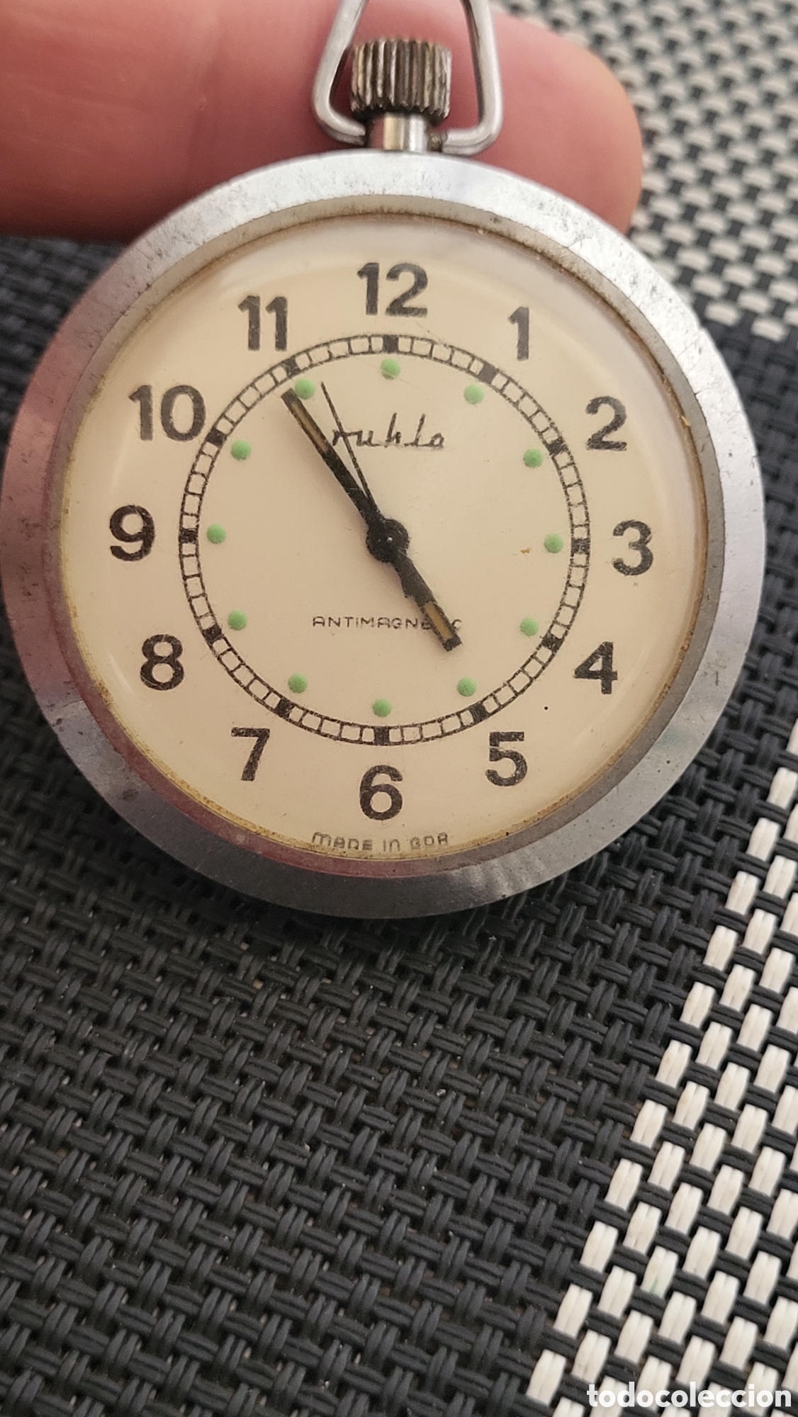 Relojes de bolsillo: Antiguo reloj Bolsillo carga manual Ruhla