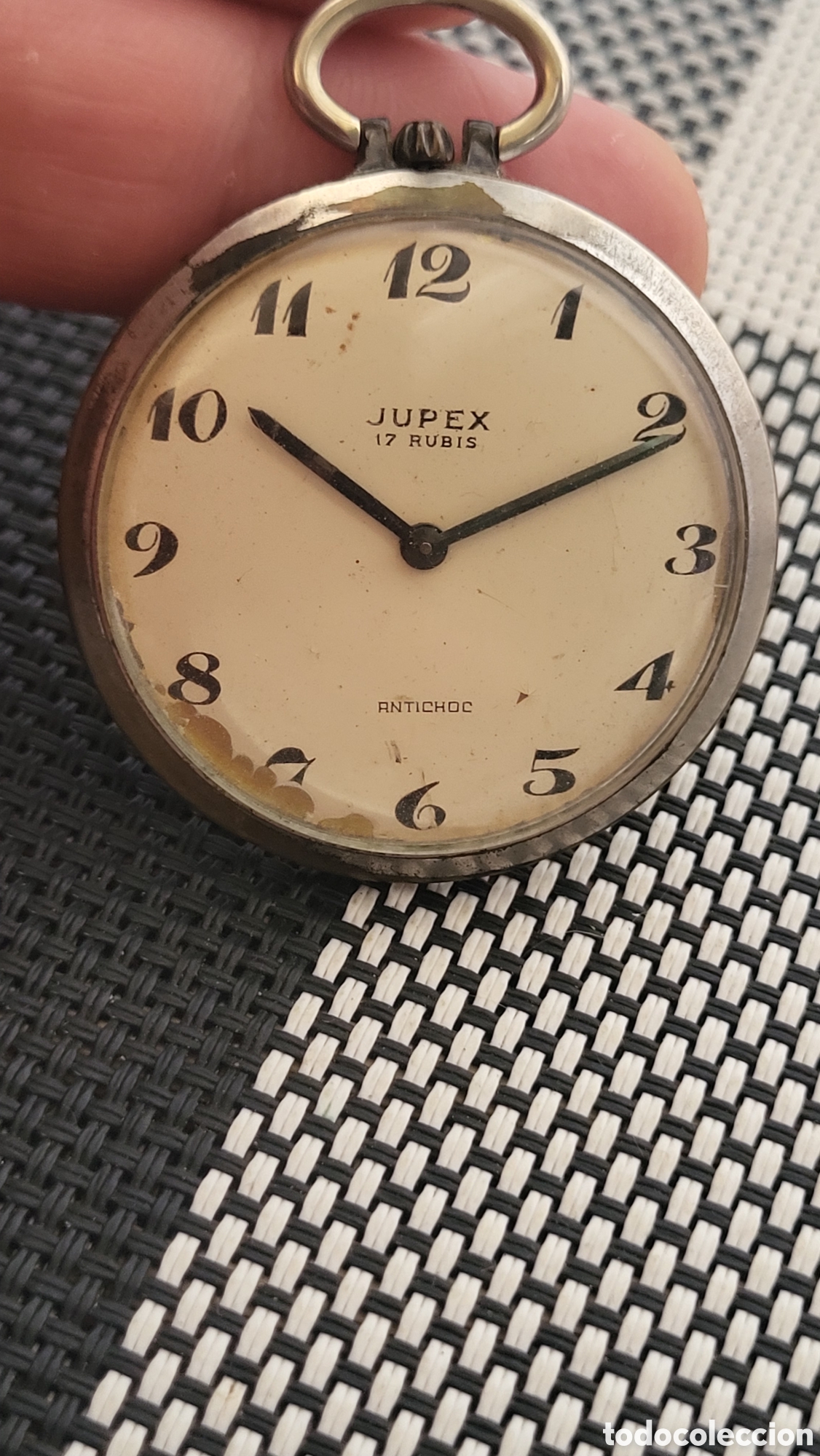 Relojes de bolsillo: Reloj bolsillo carga manual Jupex