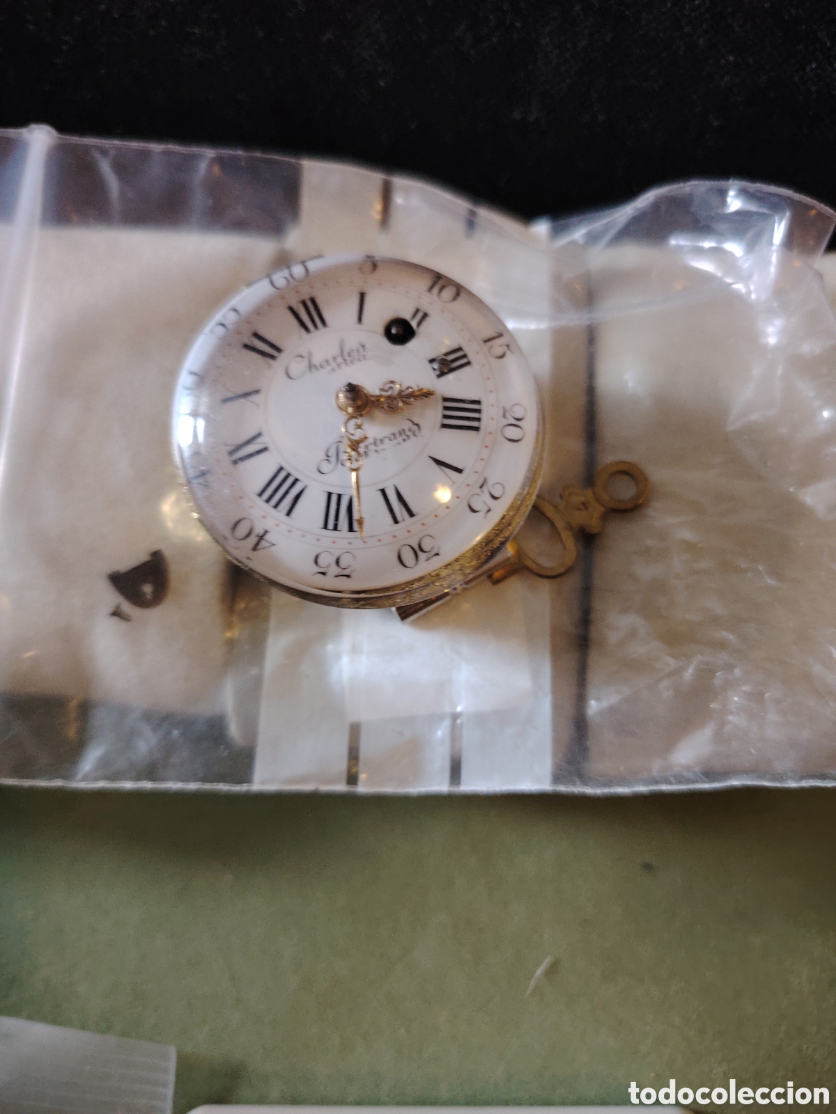 Relojes de bolsillo: Maquina rel&oacute;gio chave de 1800