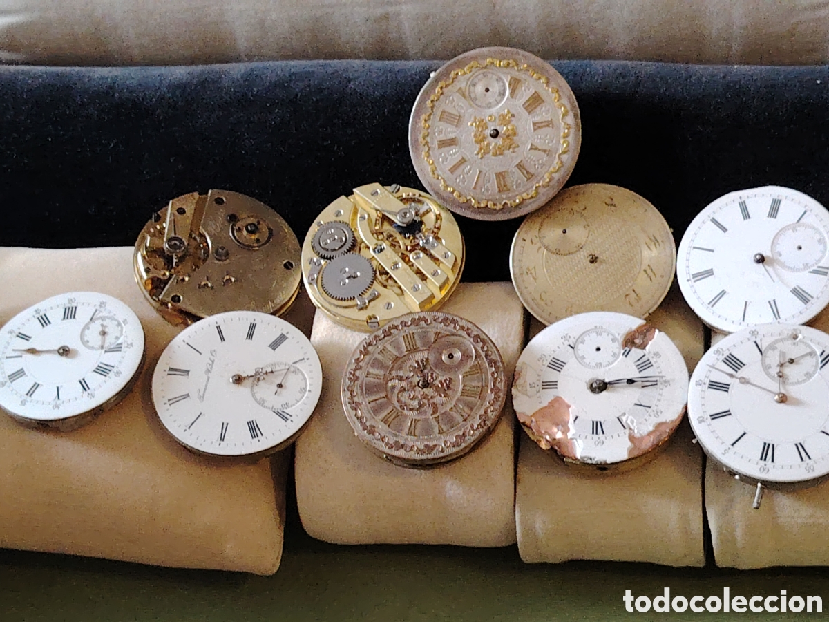 Relojes de bolsillo: Lote m&aacute;quinas algibeira - Foto 2