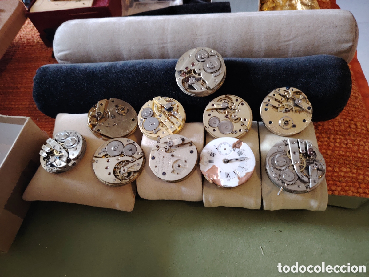 Relojes de bolsillo: Lote m&aacute;quinas algibeira - Foto 3