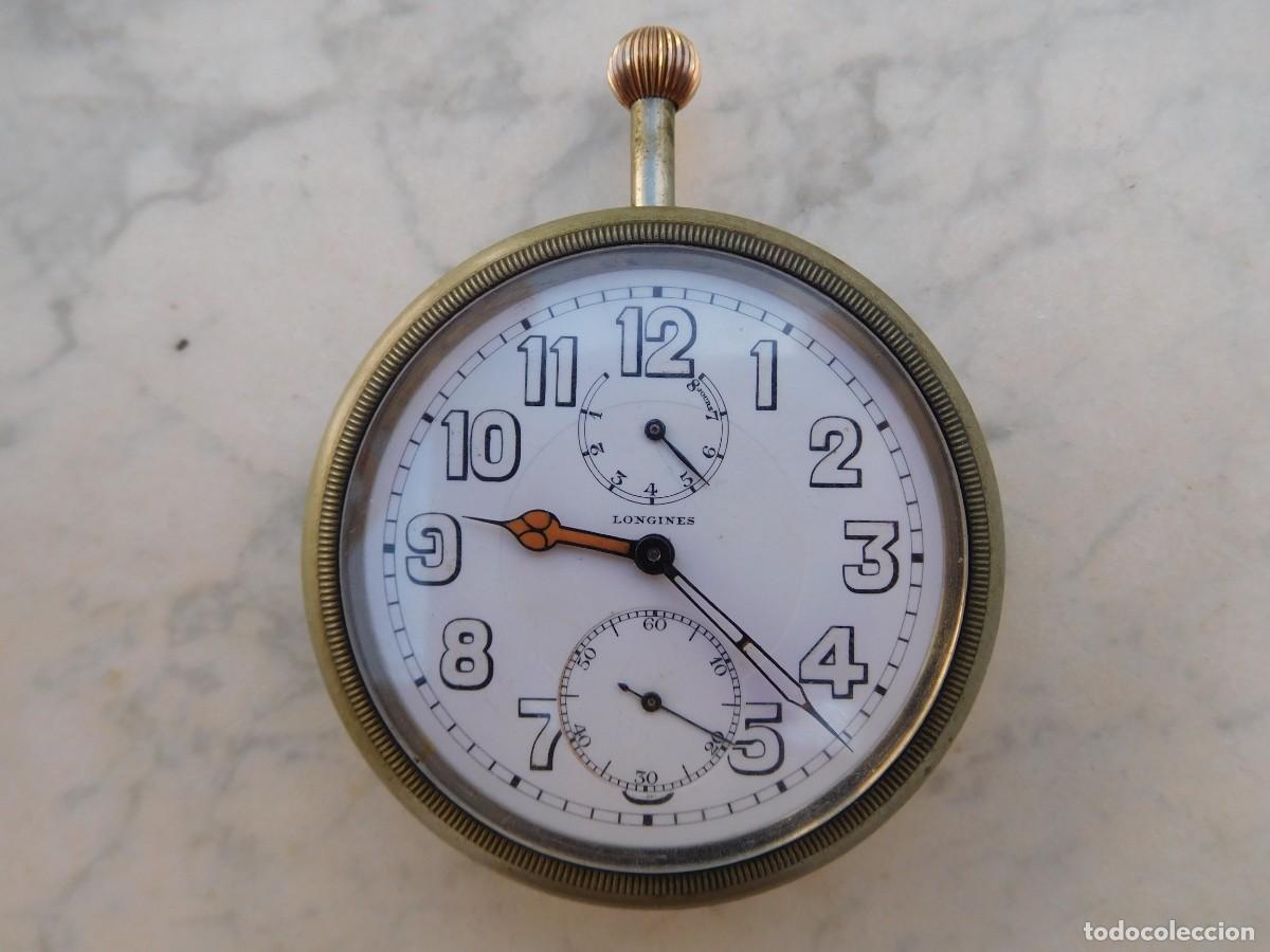 Relojes de bolsillo: Reloj Longines 8 d&iacute;as cuerda con reserva de marcha a&ntilde;o 1912 Aprox.