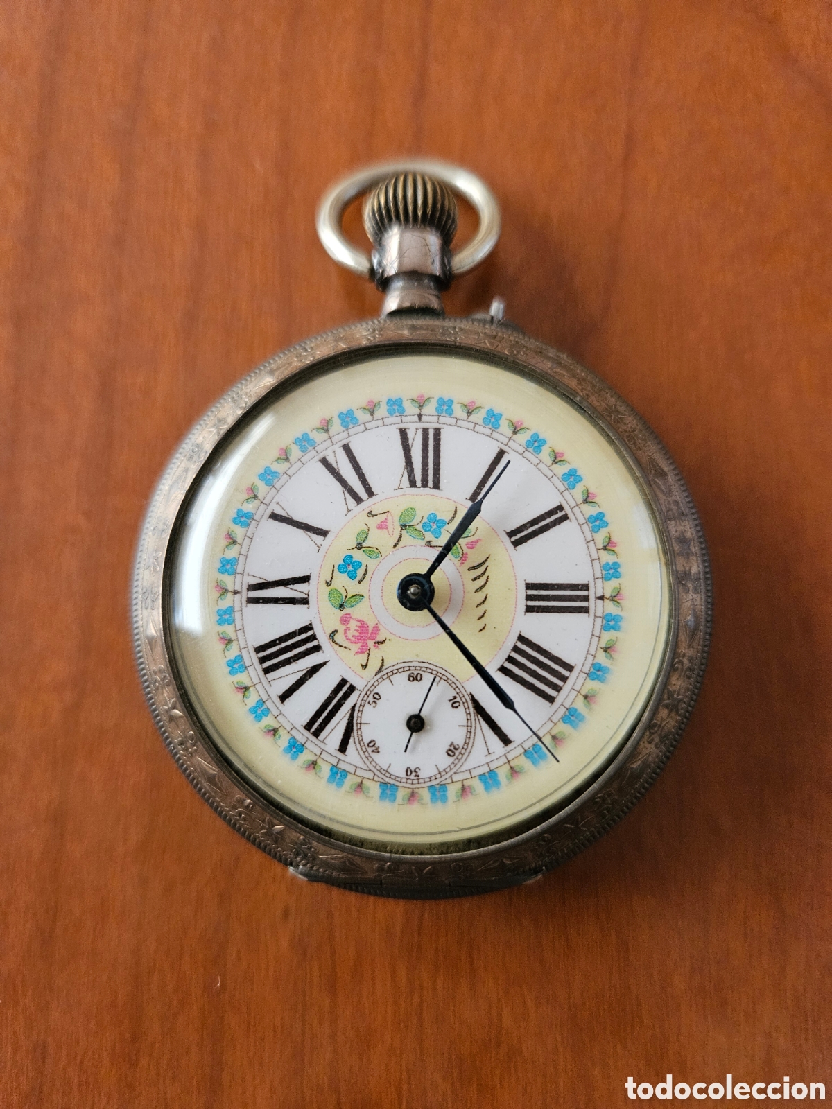 Relojes de bolsillo: Raloj plata siglo XIX, NO funciona
