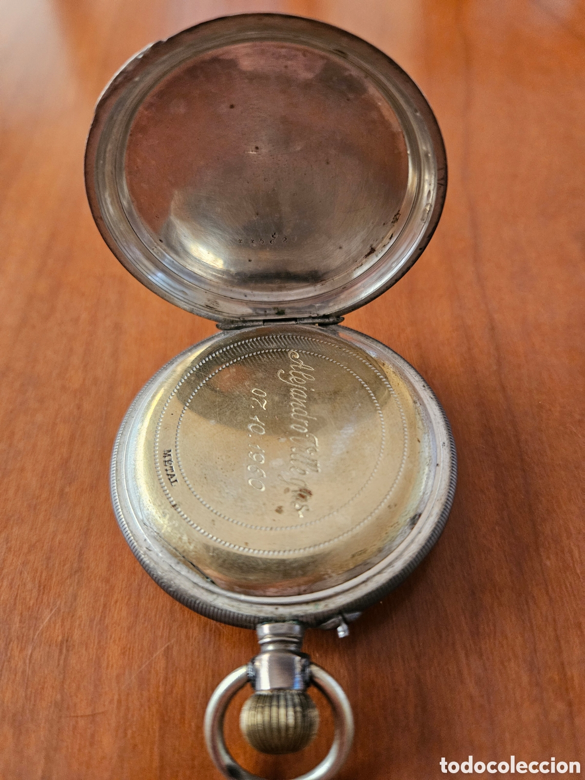 Relojes de bolsillo: Reloj plata 900 , no funciona - Foto 2