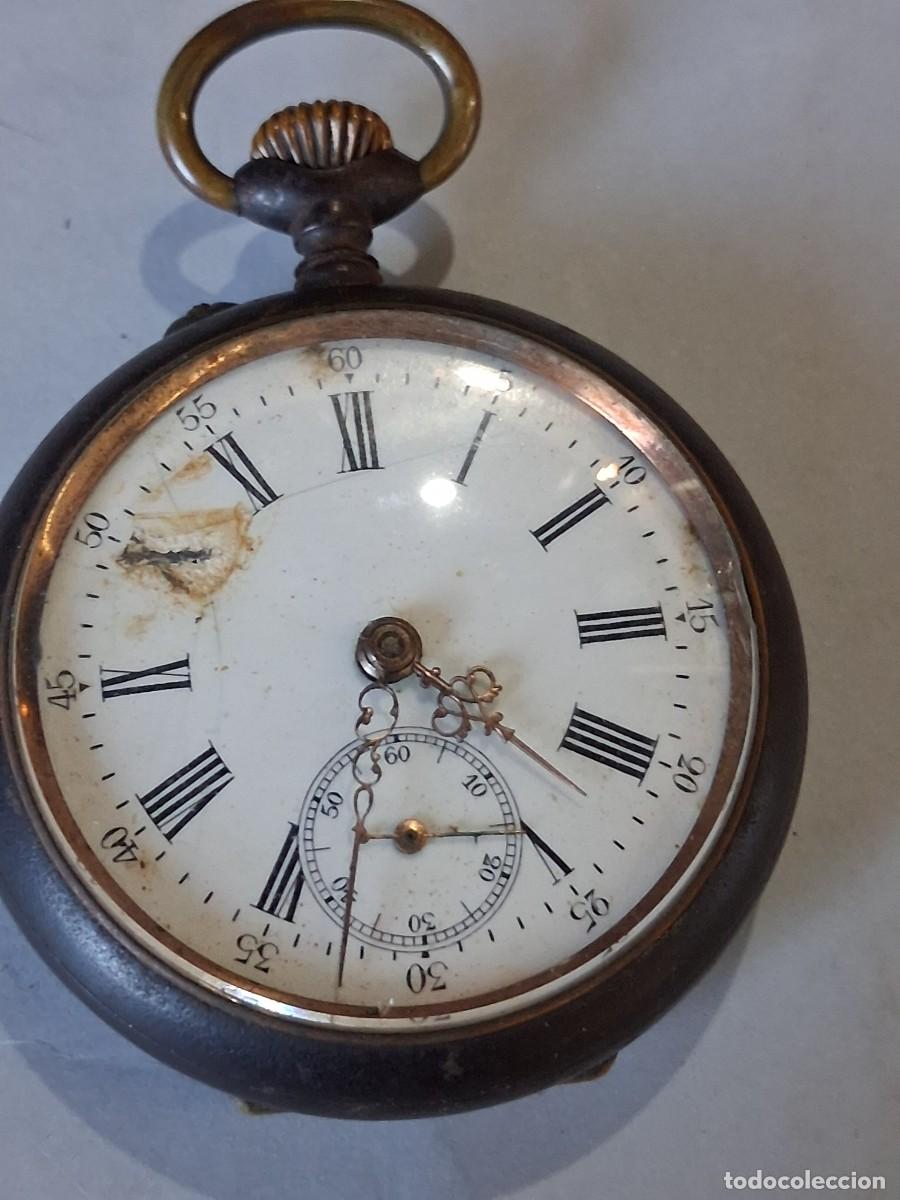 Relojes de bolsillo: Antiguo reloj de bolsillo sistema remontoir.